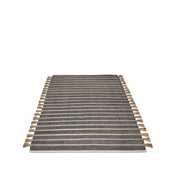 Cochin tæppe - sort/jute, 200x300 cm - Classic Collection