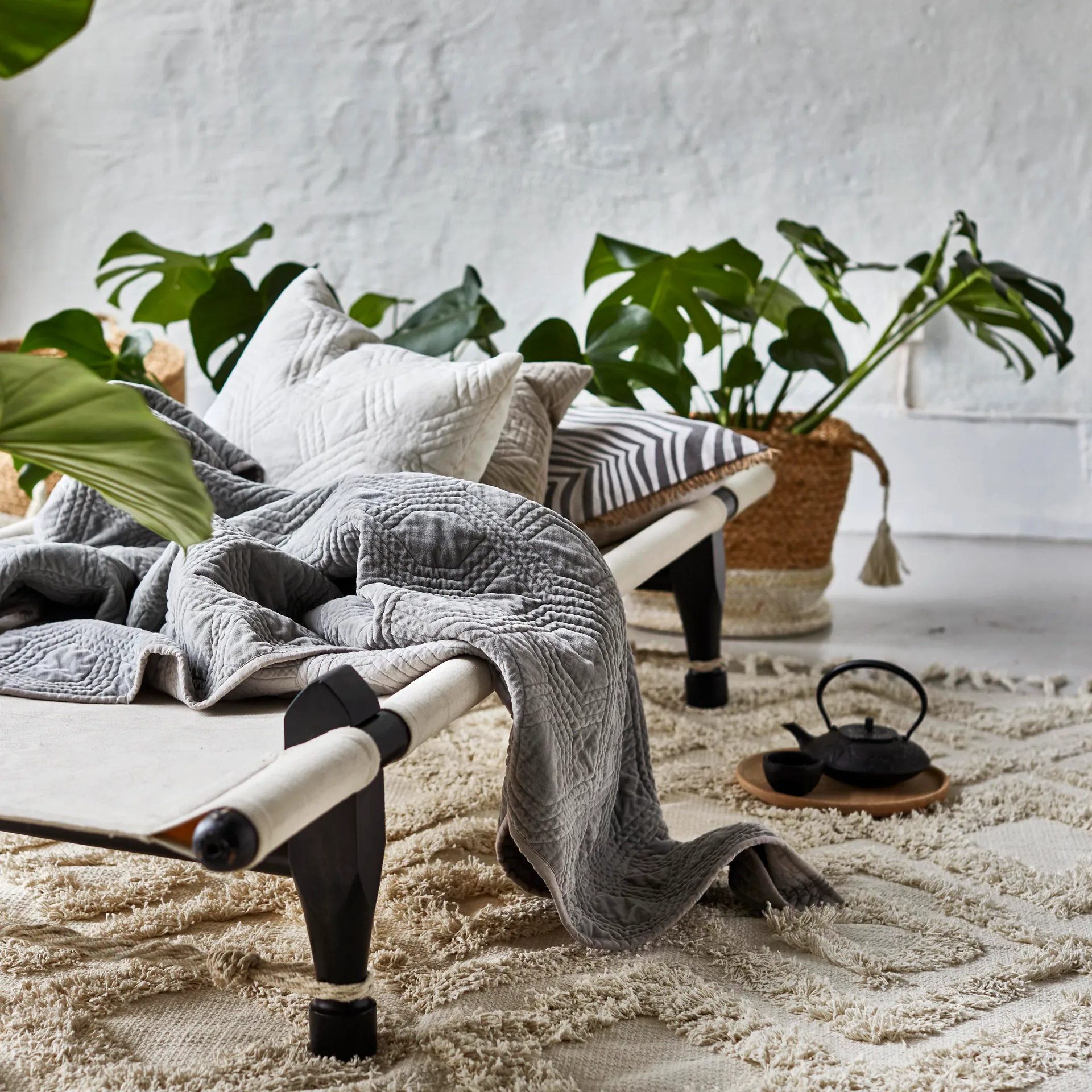 Copenhagen uldtæppe 170x230 cm, Ivory (hvid) Classic Collection