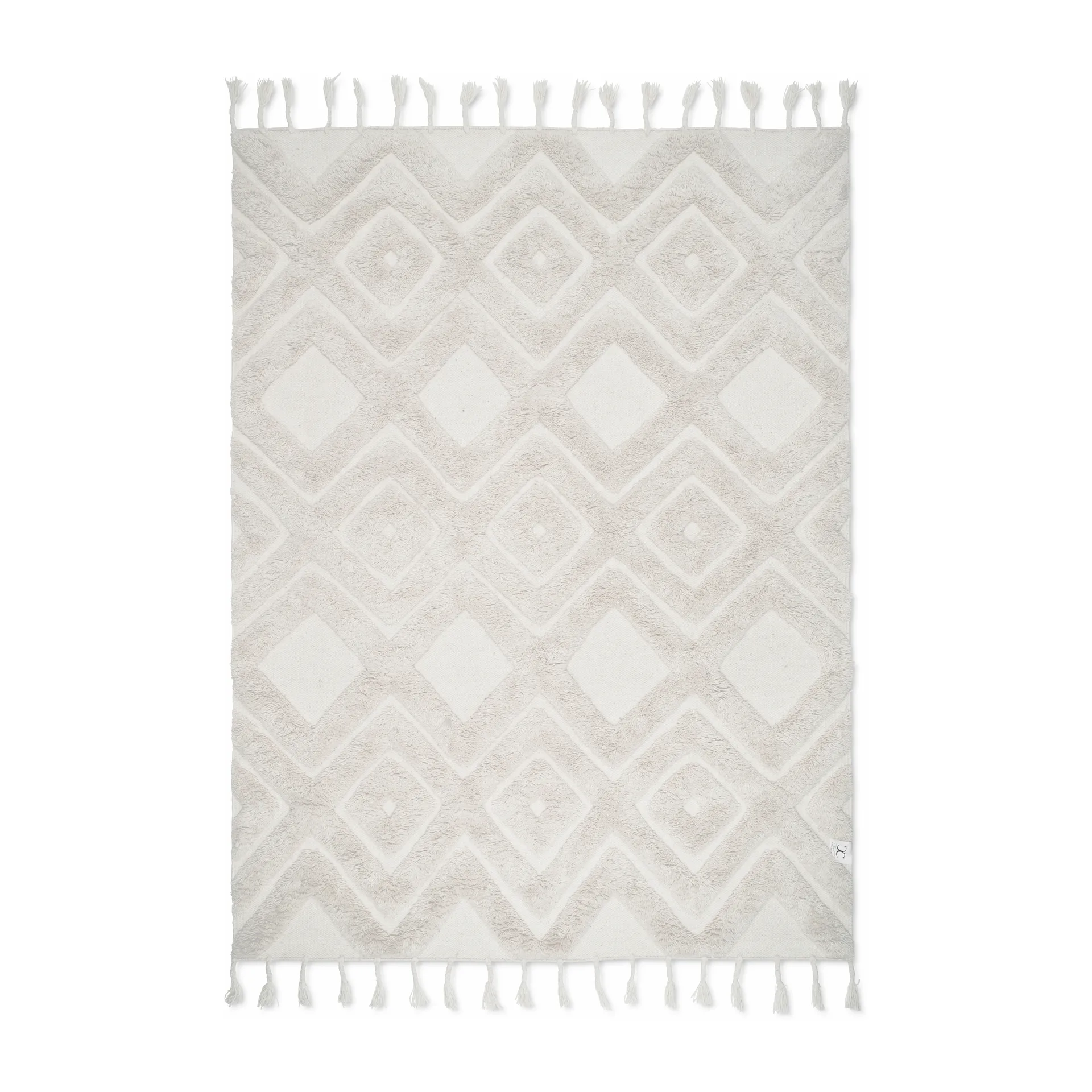Copenhagen uldtæppe 170x230 cm, Ivory (hvid) Classic Collection