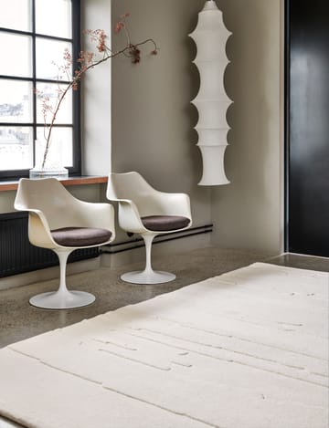 Curve uldtæppe 170x230 cm - Ivory - Classic Collection