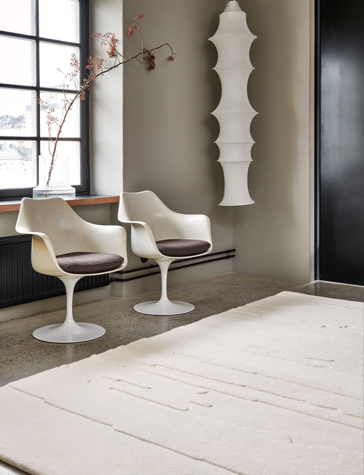 Curve uldtæppe 170x230 cm, Ivory Classic Collection