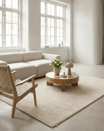 Dune uldtæppe - Ivory, 170x230 cm - Classic Collection