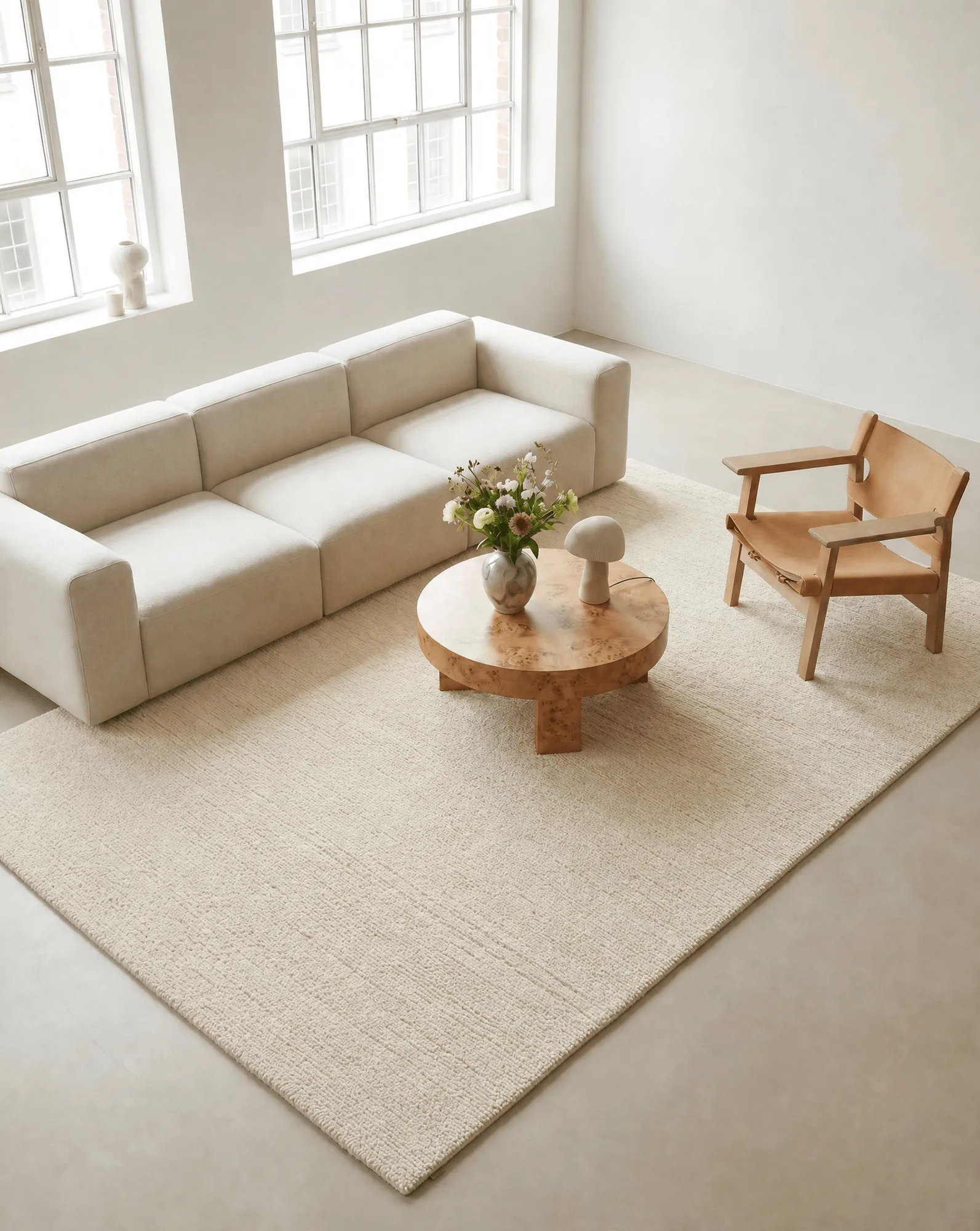 Dune uldtæppe, Ivory, 250x350 cm Classic Collection