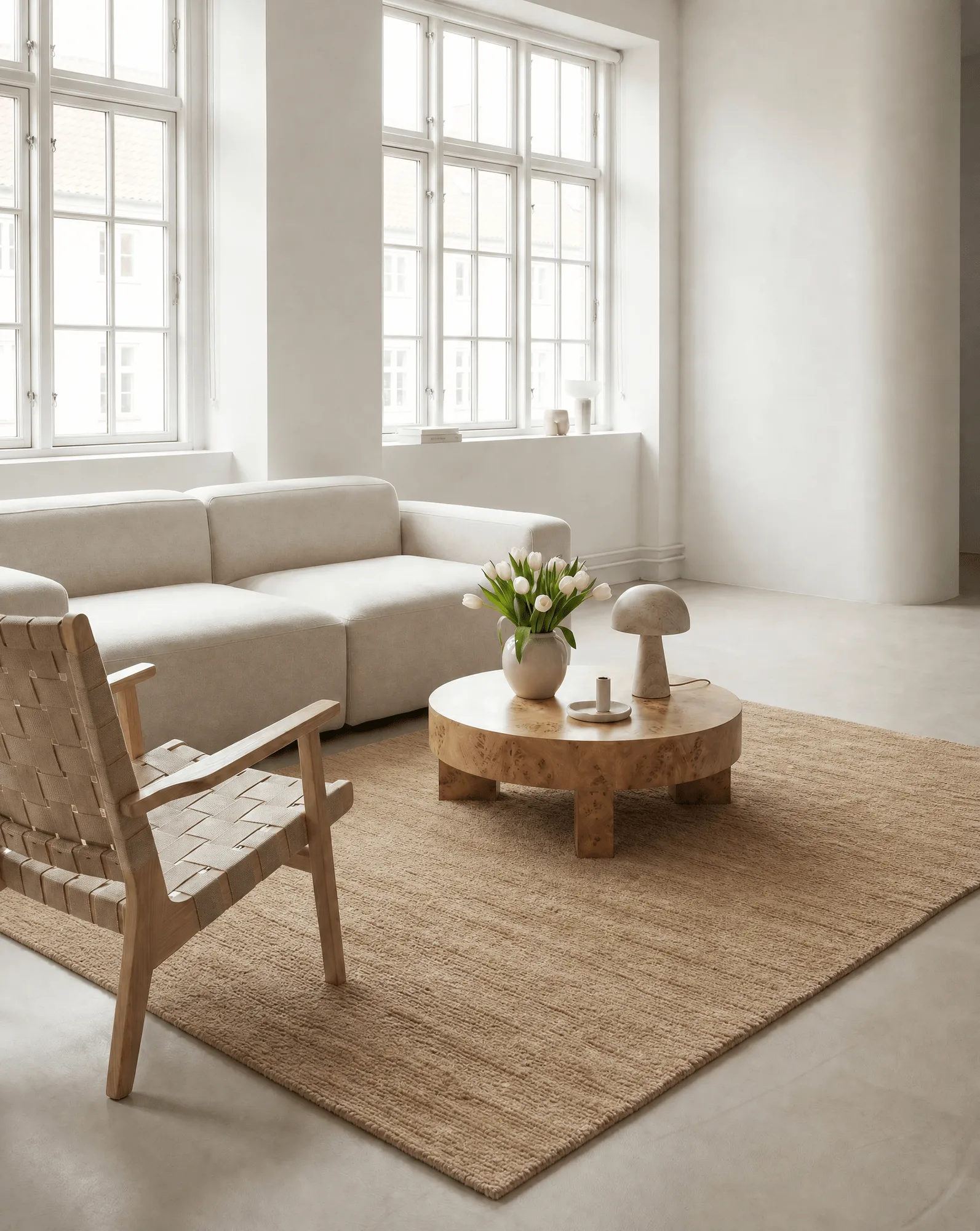 Dune uldtæppe, Wheat, 200x300 cm Classic Collection