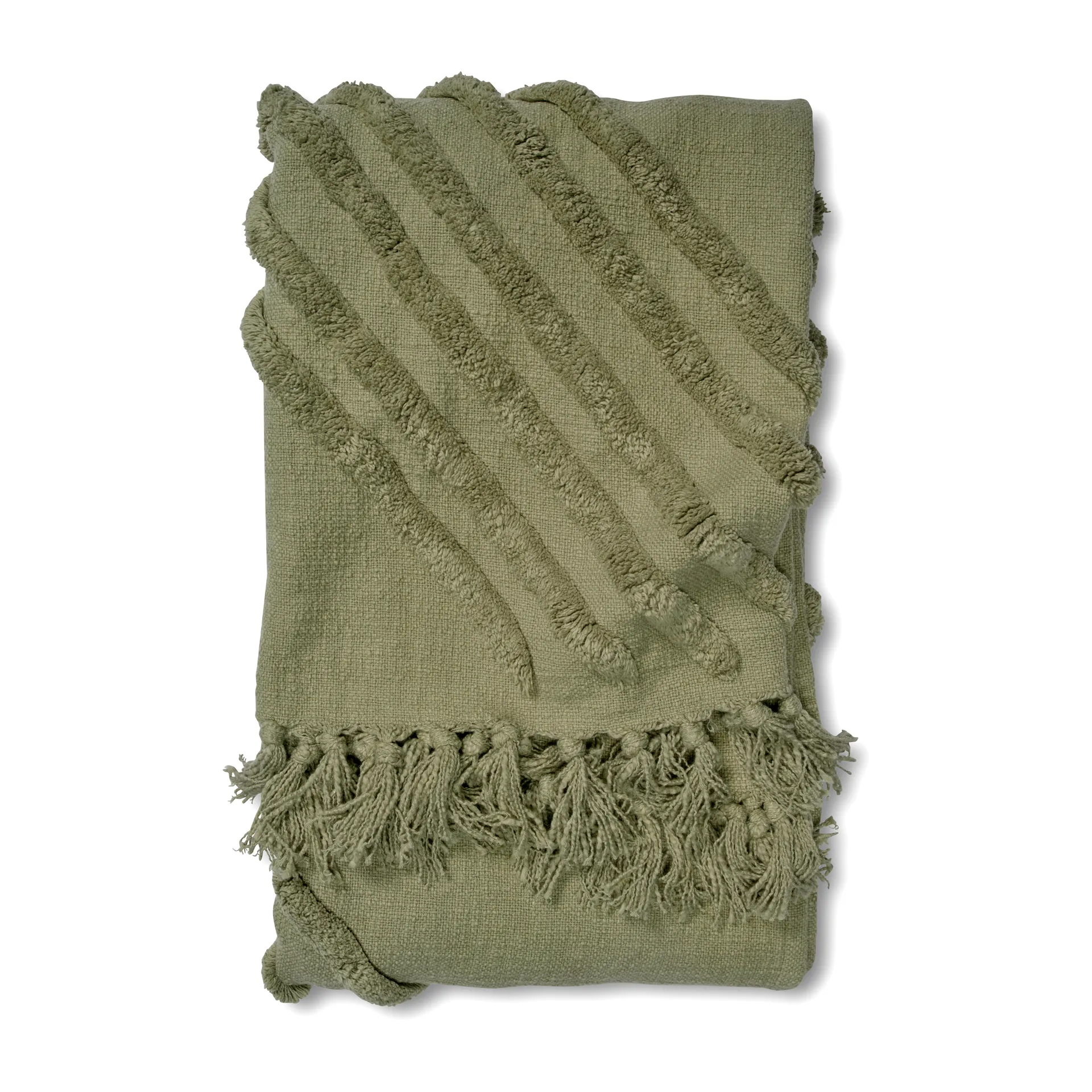 Edge bomuldsplaid 130x170 cm, Tea Classic Collection