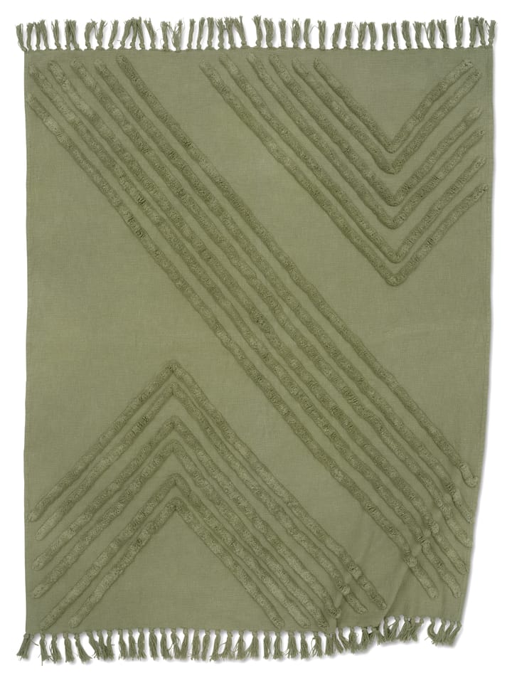 Edge bomuldsplaid 130x170 cm, Tea Classic Collection