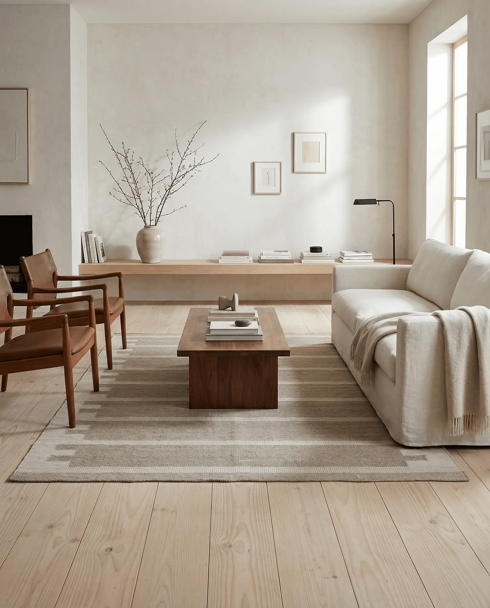 Falsterbo uldtæppe, Beige, 170x230 cm Classic Collection