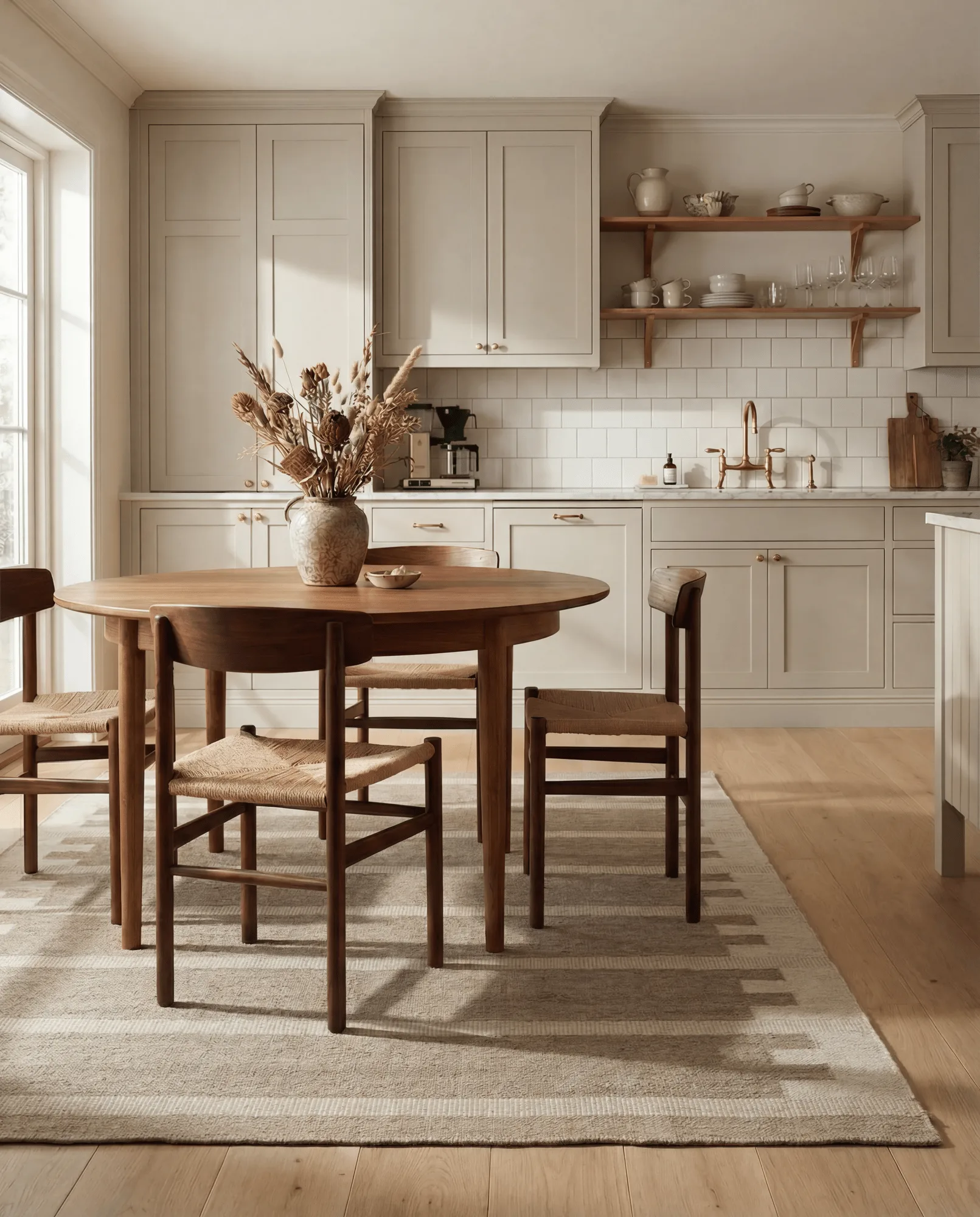 Falsterbo uldtæppe, Beige, 230x330 cm Classic Collection