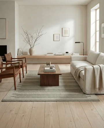 Falsterbo uldtæppe - Green, 230x330 cm - Classic Collection