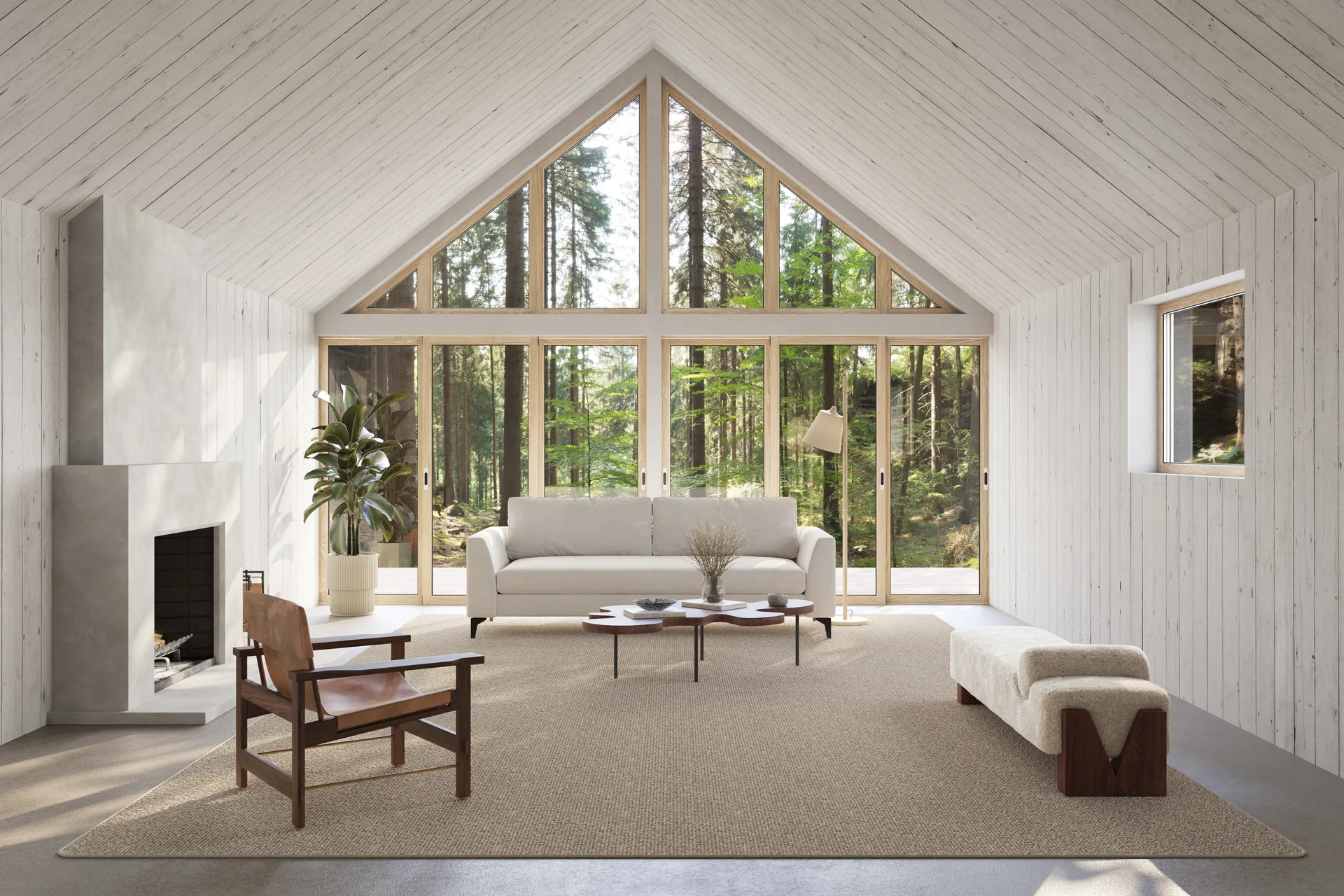 Fjellmyr tæppe, Naturbeige, 400x400 cm Classic Collection