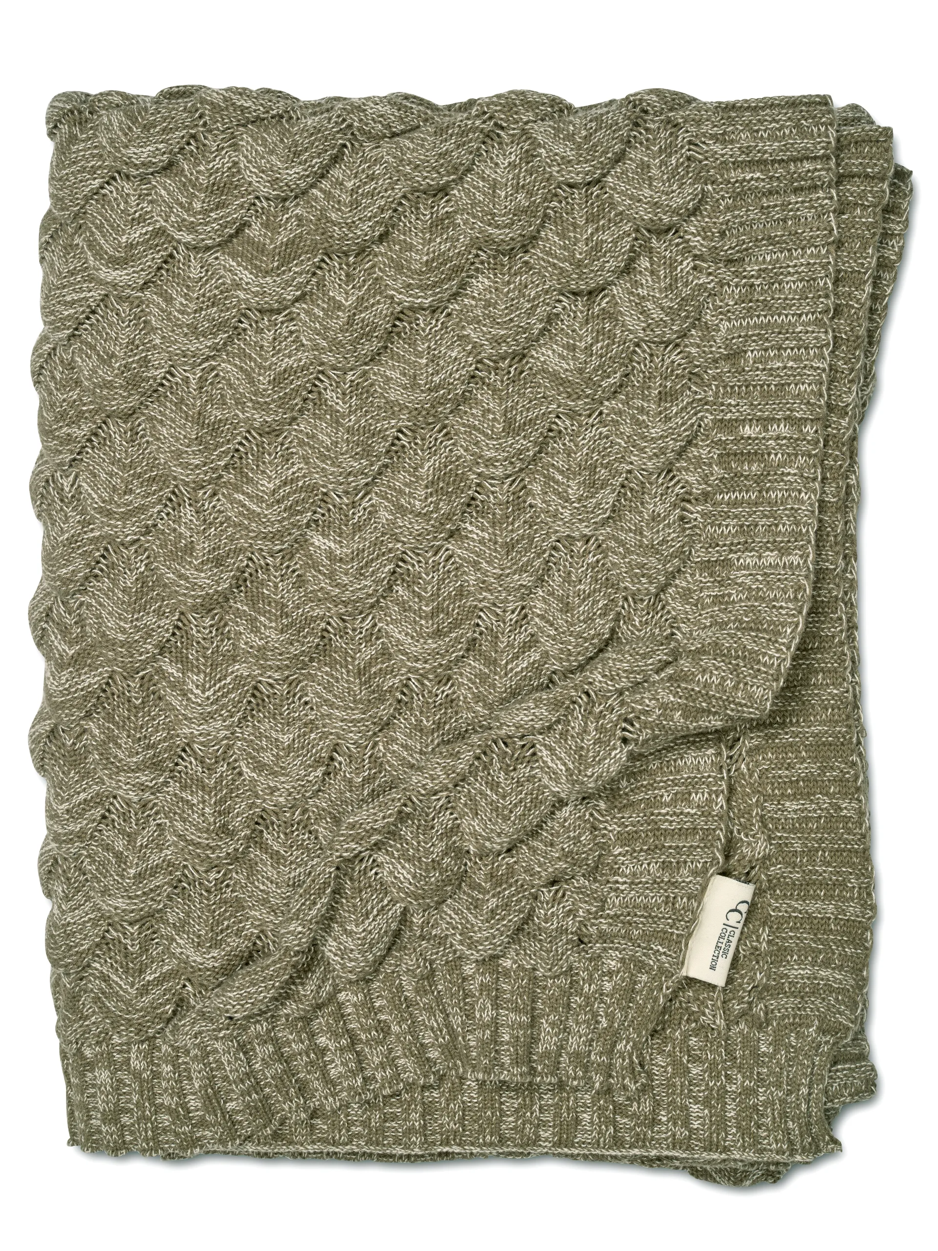 Gems plaid 130 x 170 cm, Grøn Classic Collection