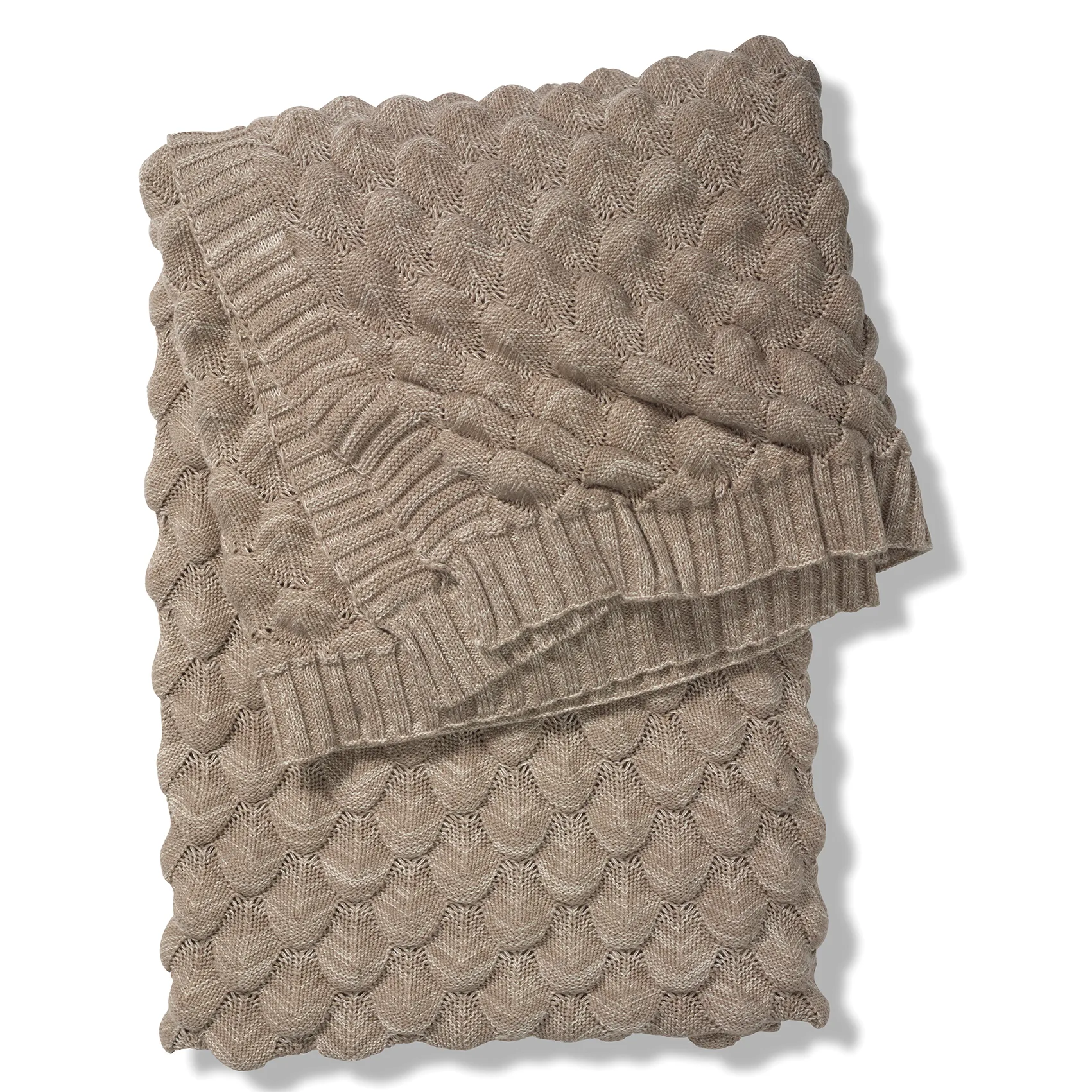 Gems plaid 130 x 170 cm, Simply taupe Classic Collection