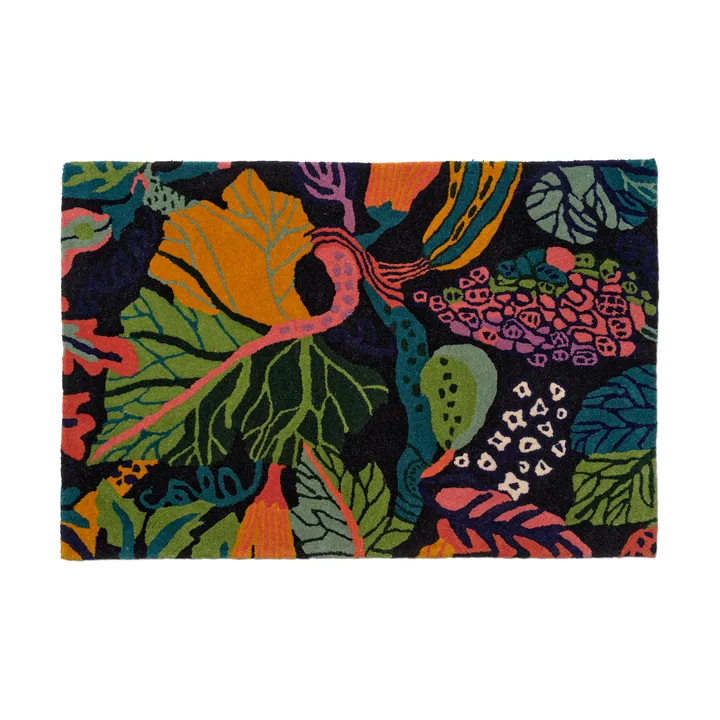 Heritage Garden dørmåtte 60x90 cm - Black-multi - Classic Collection