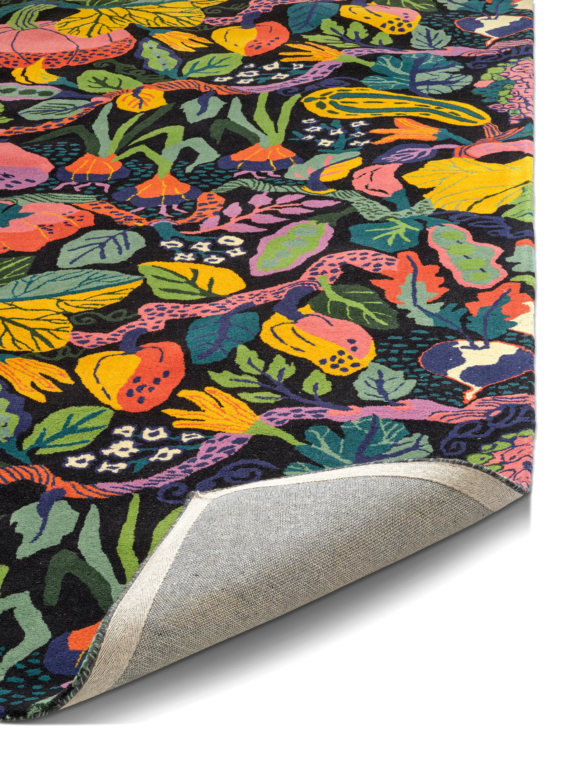 Heritage Garden tæppe, Charcoal-multi, 170x230 cm Classic Collection