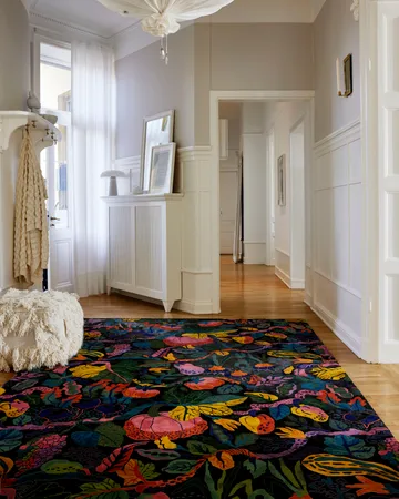 Heritage Garden tæppe - Charcoal-multi, 200x300 cm - Classic Collection