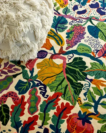 Heritage Garden tæppe - Cream-multi, 170x230 cm - Classic Collection