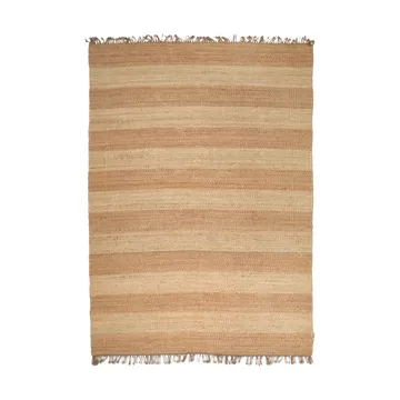 Jute Stripes tæppe - Natural jute, 170x230 cm - Classic Collection