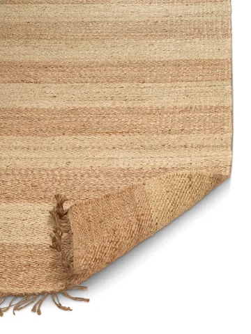 Jute Stripes tæppe - Natural jute, 250x350 cm - Classic Collection
