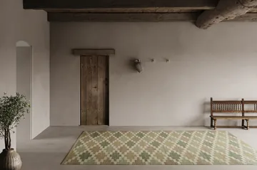 Korsnäs tæppe - Grønbeige, 200x300 cm - Classic Collection