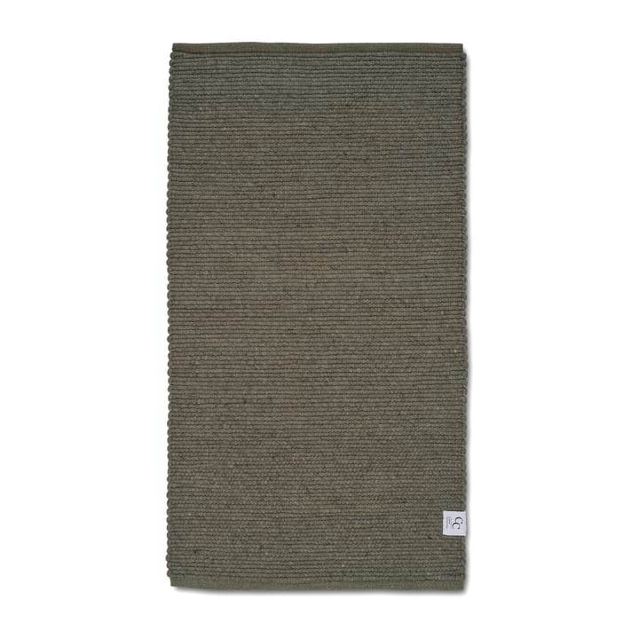 Merino entrétæppe/løber - Dark green, 80x150 cm - Classic Collection