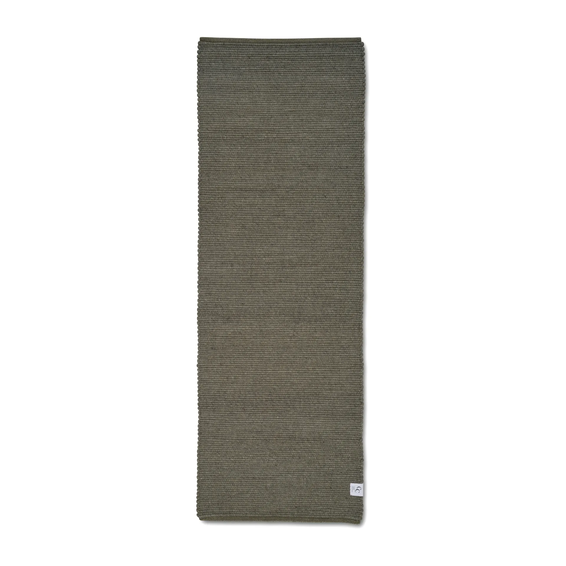 Merino entrétæppe/løber, Dark green, 80x250 cm Classic Collection