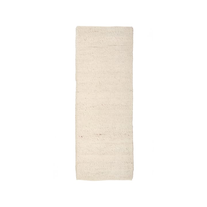 Merino entrétæppe/løber - hvid, 80x150 cm - Classic Collection