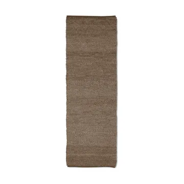 Merino løber - Brun, 80x250 cm - Classic Collection