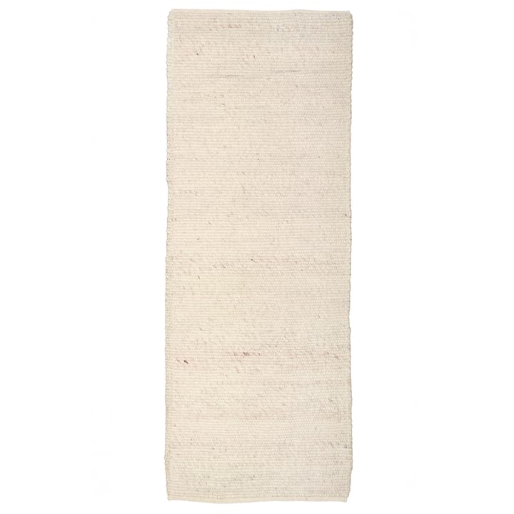 Merino uldtæppe 80x250 cm - Hvid - Classic Collection
