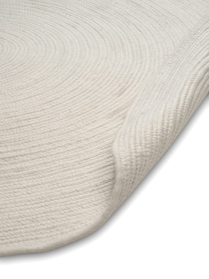 Merino uldtæppe rund Ø240 cm, White Classic Collection