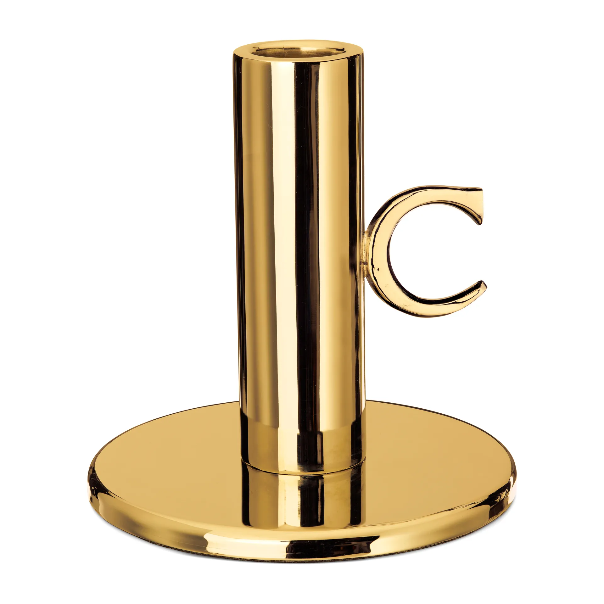 Monogram lysestage 11 cm, Messing Classic Collection