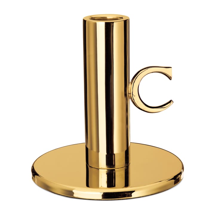Monogram lysestage 11 cm, Messing Classic Collection