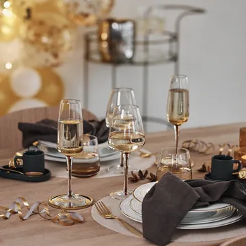 Moon glasbakker 4-pak - Messing - Classic Collection