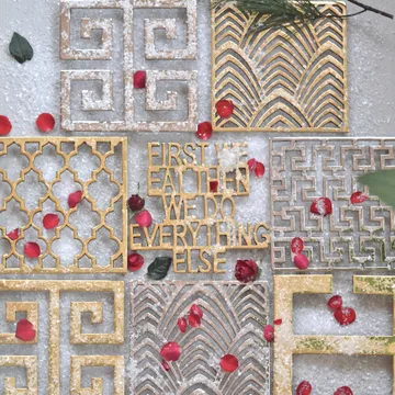 Palm Beach bordskåner - Messing - Classic Collection