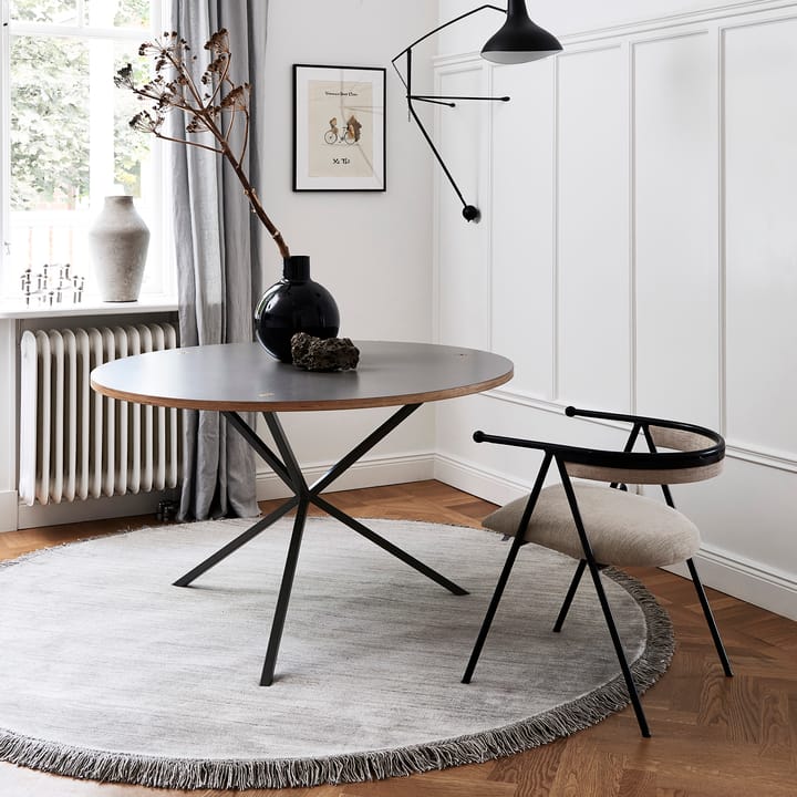 Paris tæppe 200 cm - Silver - Classic Collection