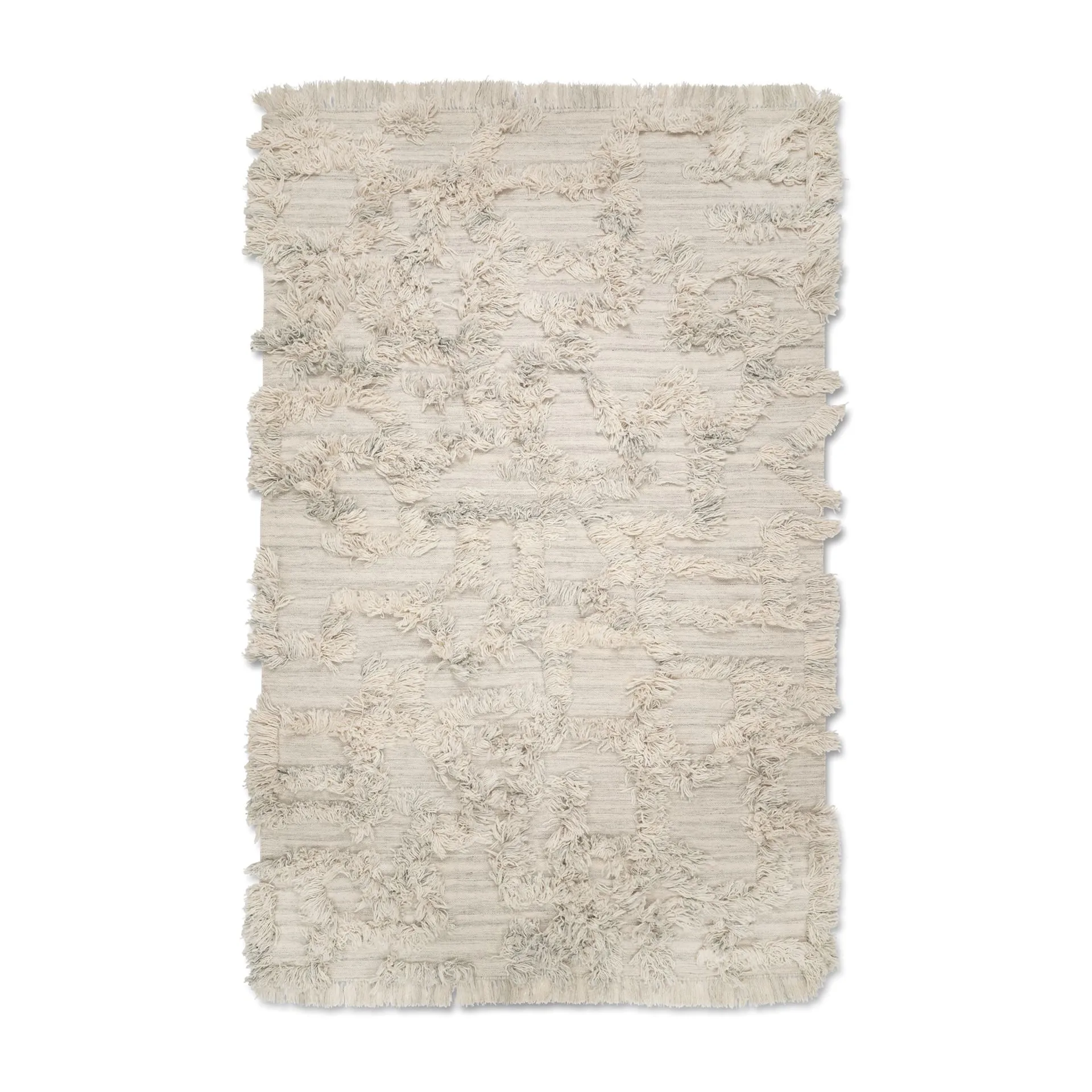 Rio uldtæppe 170x230 cm, Ivory melange Classic Collection