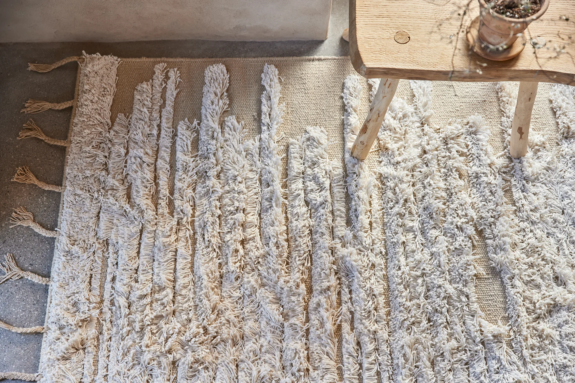 River tæppe 170x230 cm, Beige Classic Collection