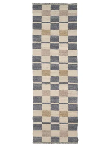 Rutvik tæppe - Blue, 80x250 cm - Classic Collection