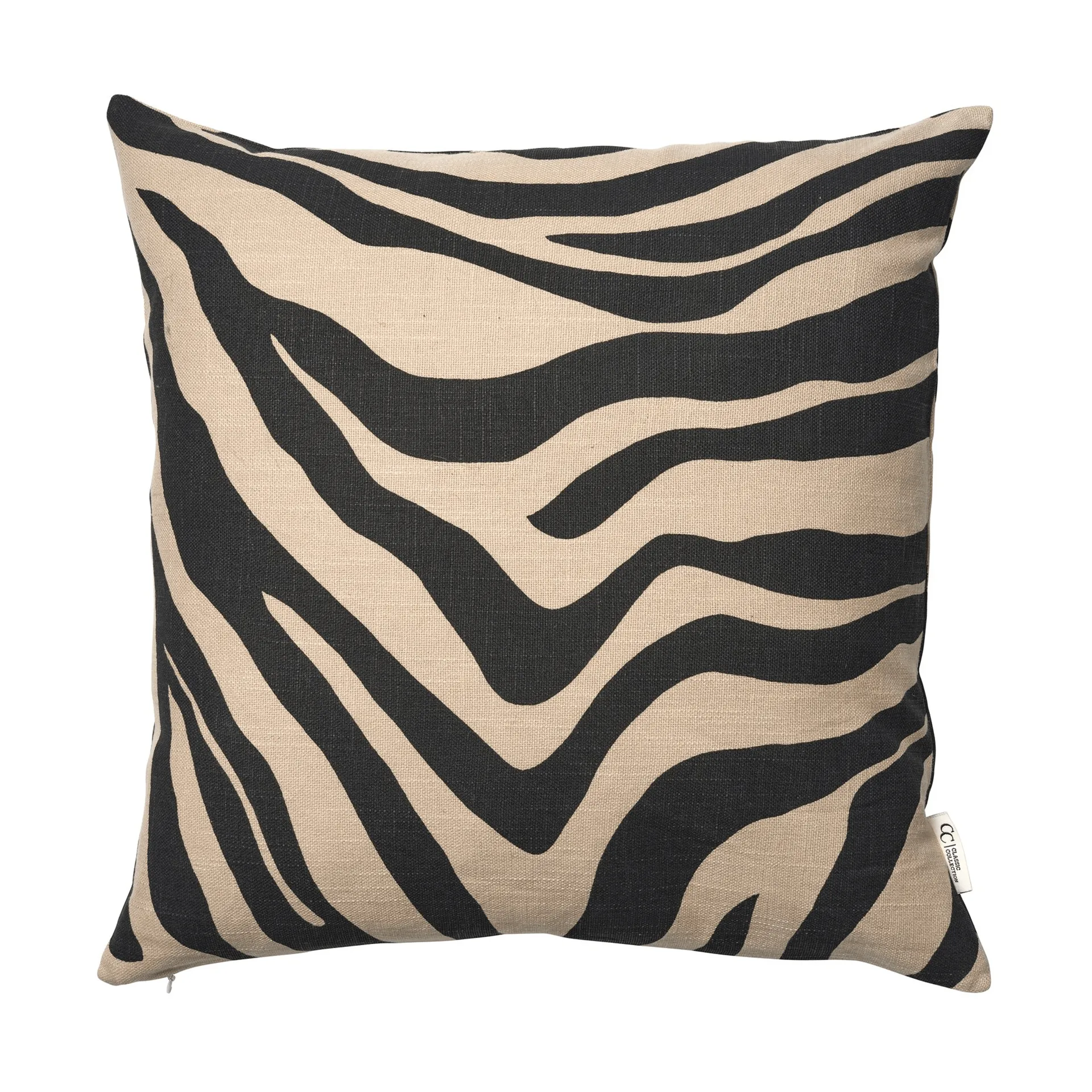 Savannah pudebetræk, Beige-black, 50x50 cm Classic Collection
