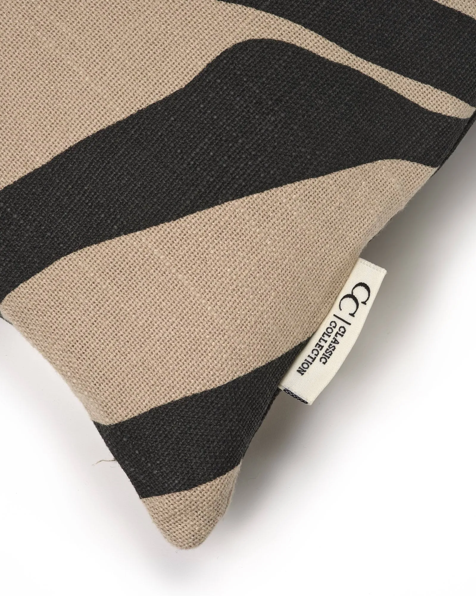 Savannah pudebetræk, Beige-black, 50x50 cm Classic Collection