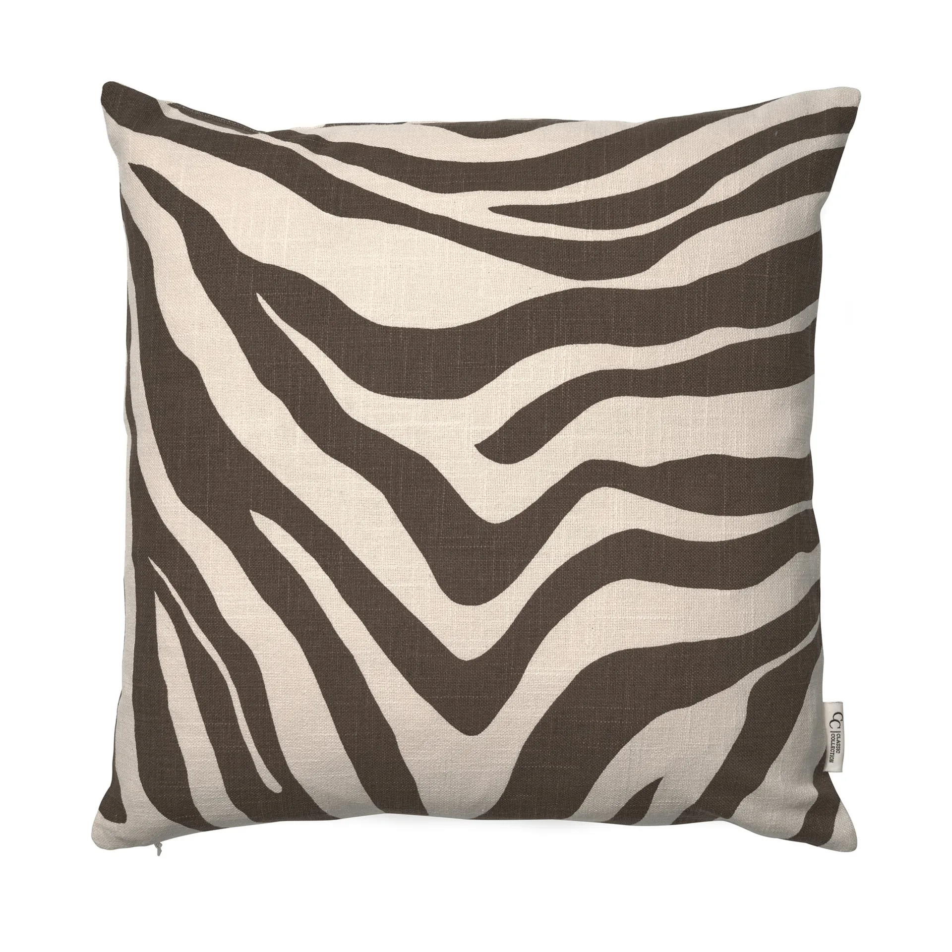 Savannah pudebetræk, Brown-off white, 50x50 cm Classic Collection
