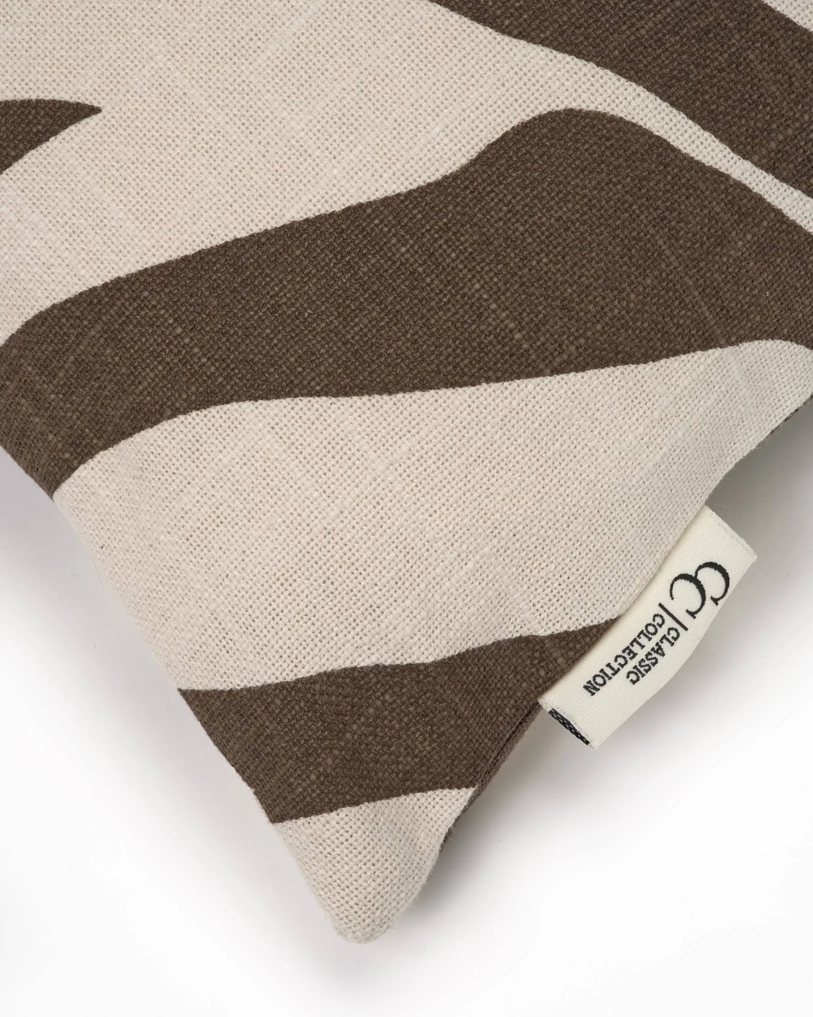 Savannah pudebetræk, Brown-off white, 50x50 cm Classic Collection