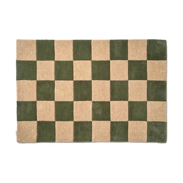Square dørmåtte - Forest green, 85x130 cm - Classic Collection