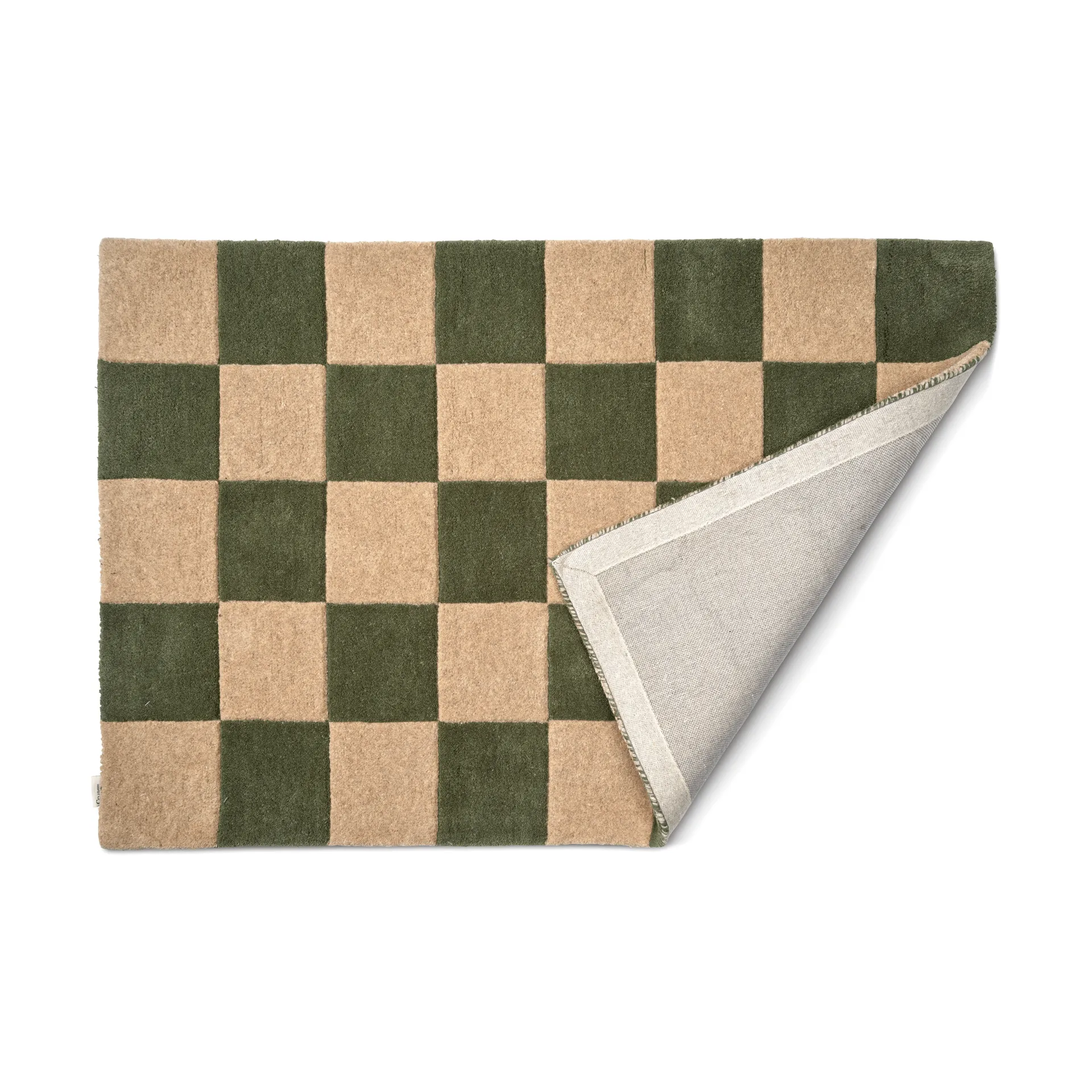 Square dørmåtte, Forest green, 85x130 cm Classic Collection