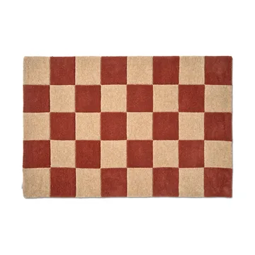 Square dørmåtte - Terracotta-natur, 85x130 cm - Classic Collection