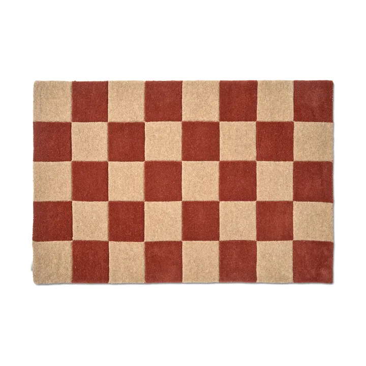 Square dørmåtte - Terracotta-natur, 85x130 cm - Classic Collection