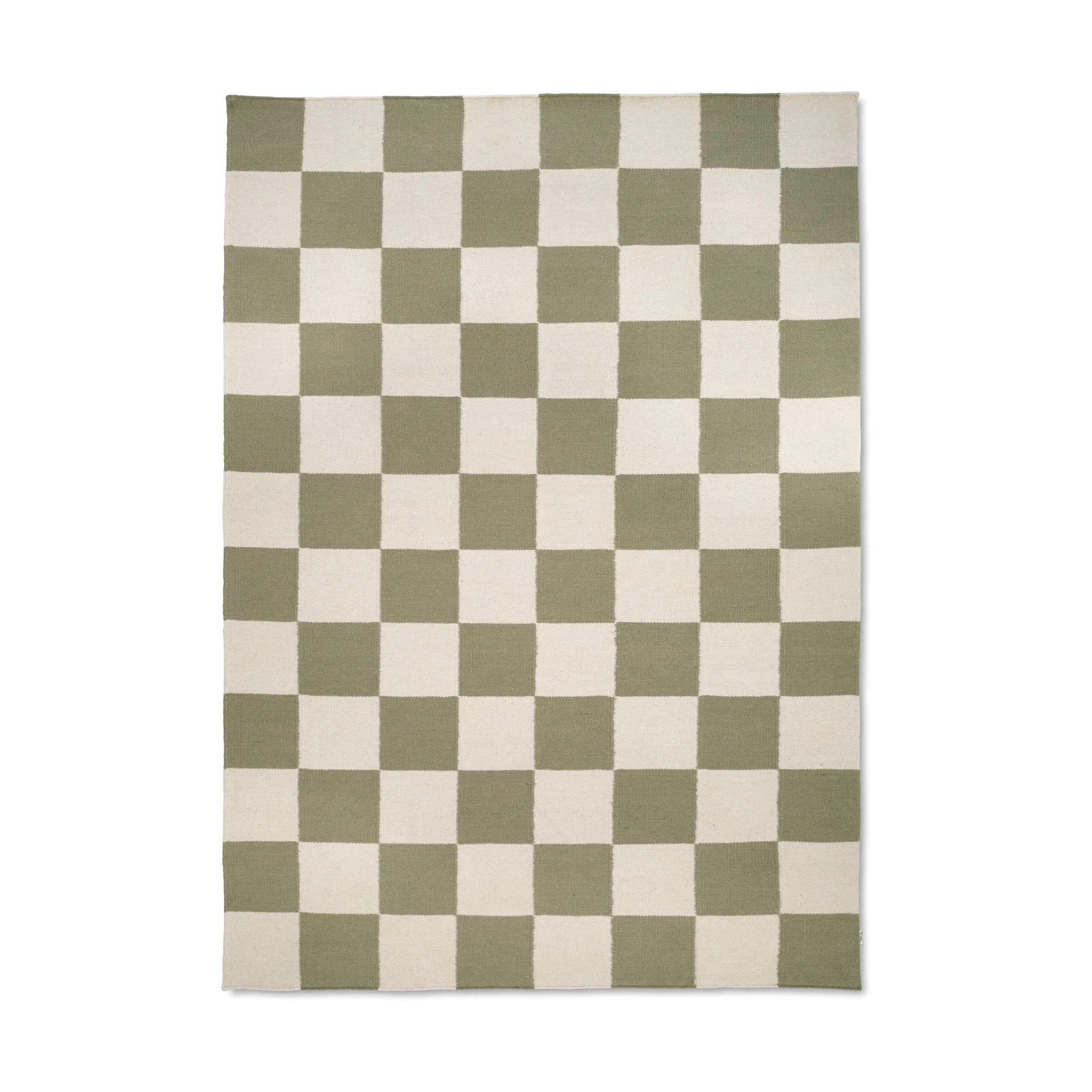 Squares tæppe, White-green, 300x400 cm Classic Collection
