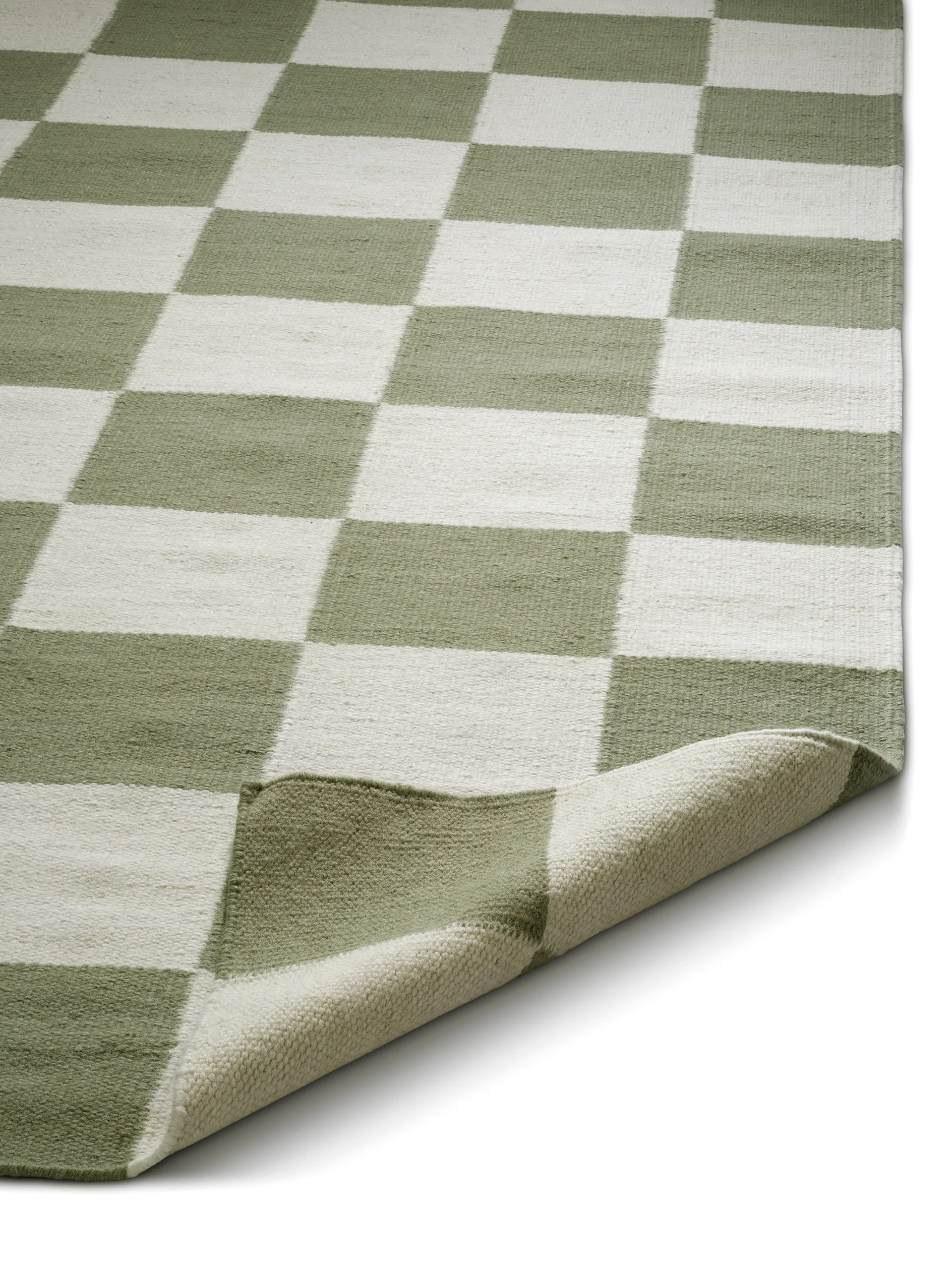 Squares tæppe, White-green, 300x400 cm Classic Collection