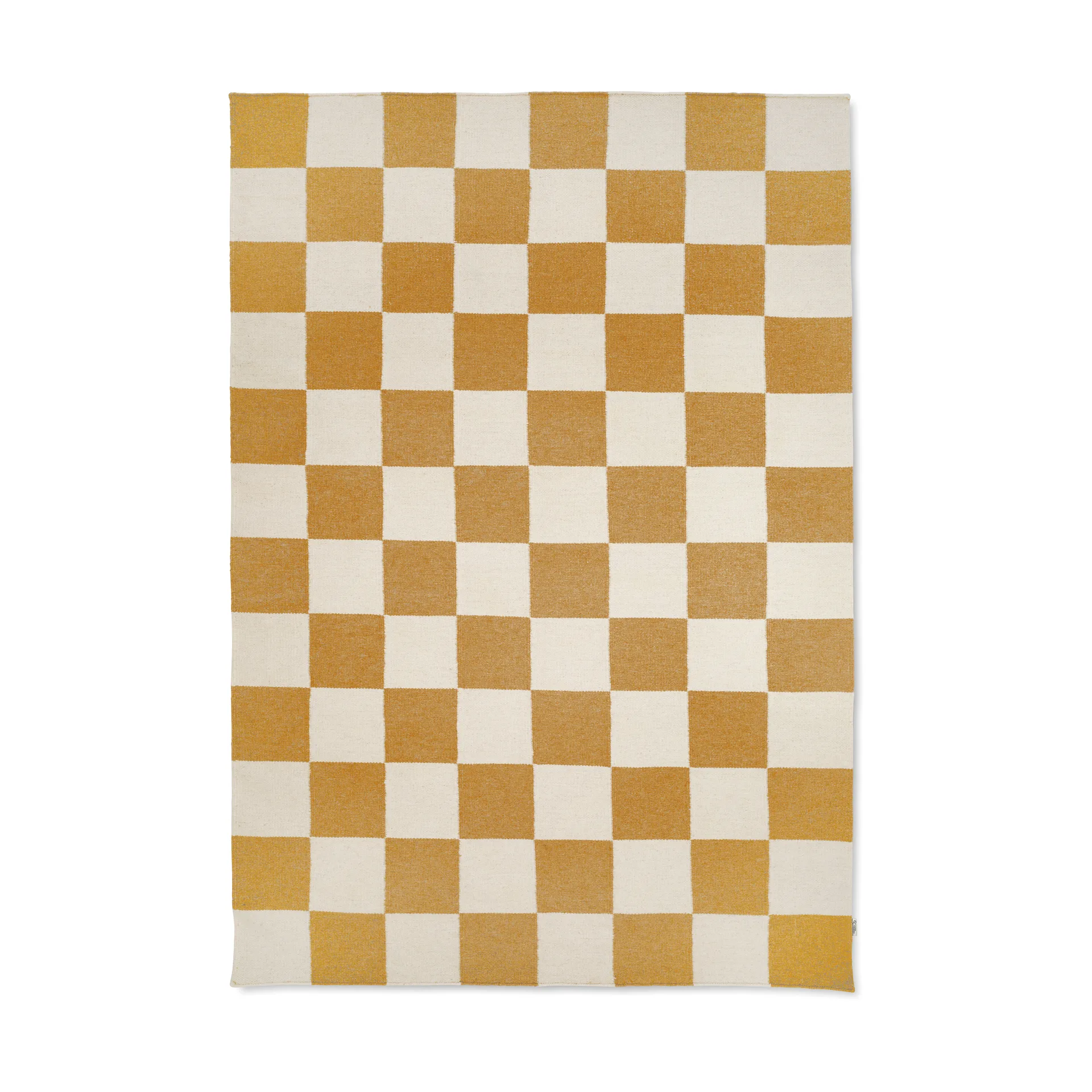 Squares tæppe, White-yellow, 300x400 cm Classic Collection