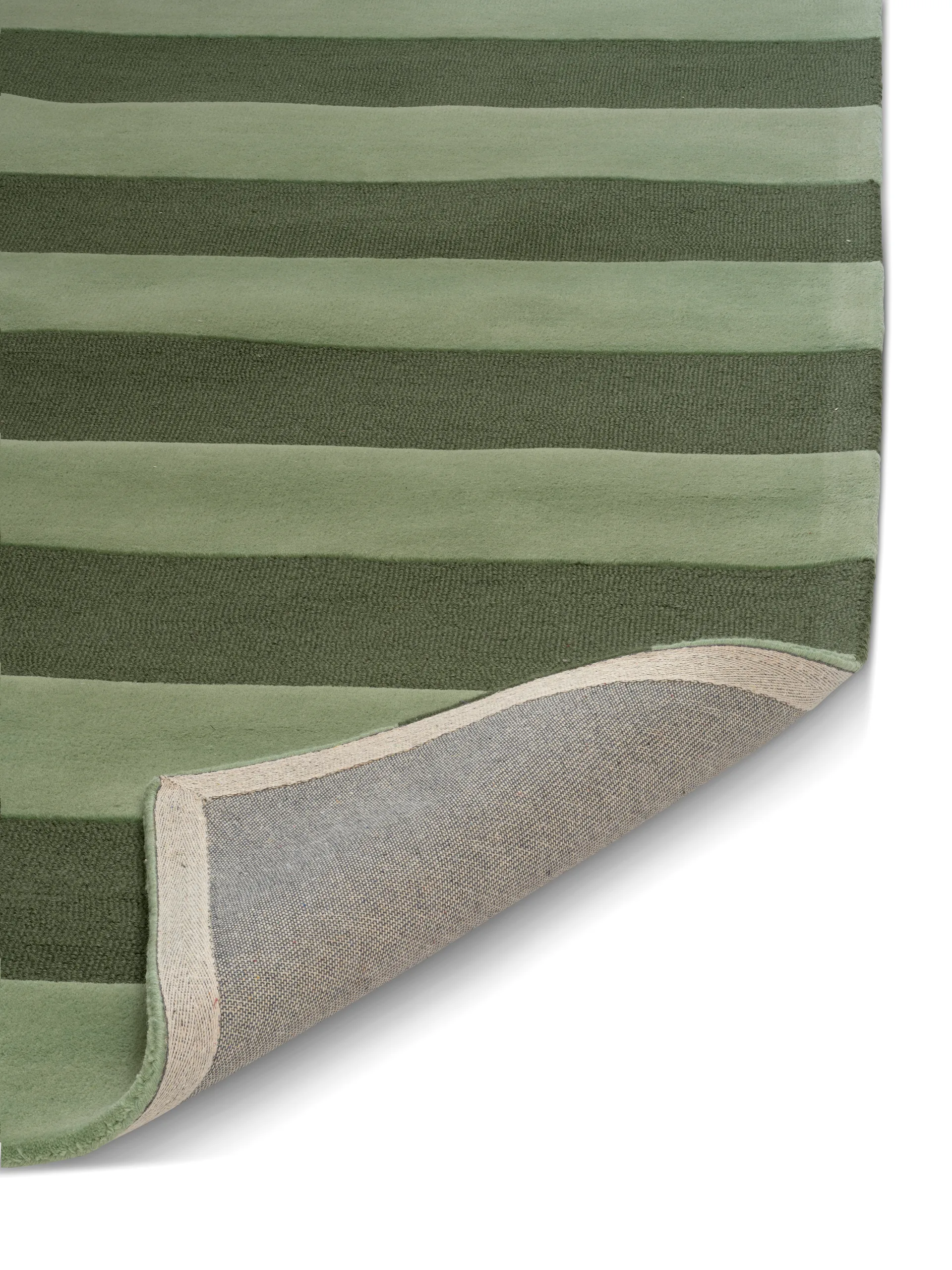 Stripe Boucle tæppe, Green, 250x350 cm Classic Collection