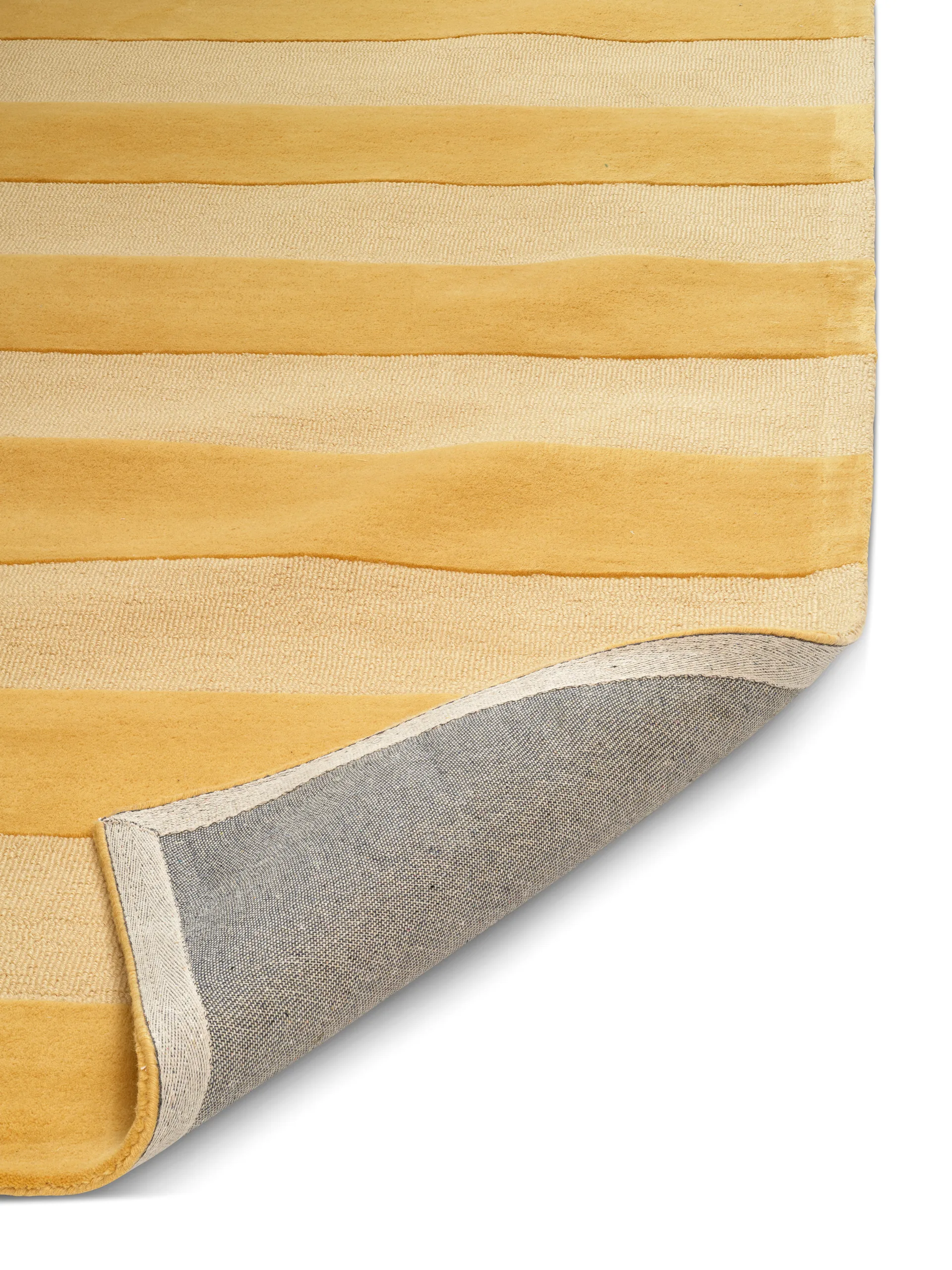Stripe Boucle tæppe, Yellow, 250x350 cm Classic Collection